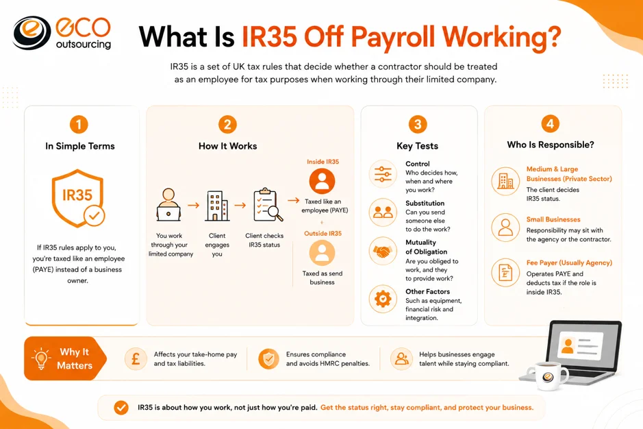 HMRC runs three main subcontractor status tests to set your IR35 position