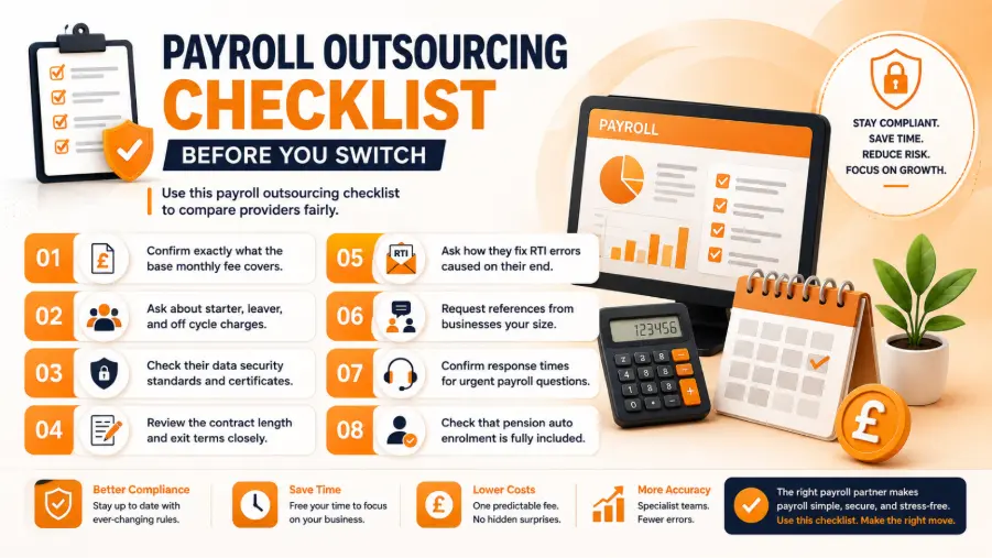 In-House Payroll vs Outsourcing Costs: Complete UK Cost, ROI & Compliance Comparison In-House Payroll vs Outsourcing Costs: Complete UK Cost, ROI & Compliance Comparison