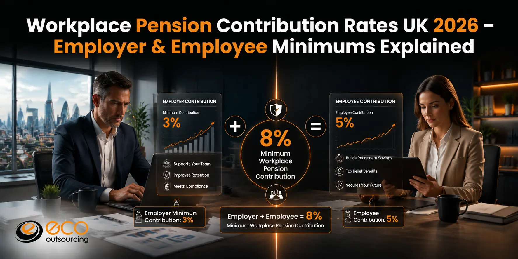 blog Workplace Pension Contribution Rates UK 2026 – Employer & Employee Minimums Explained