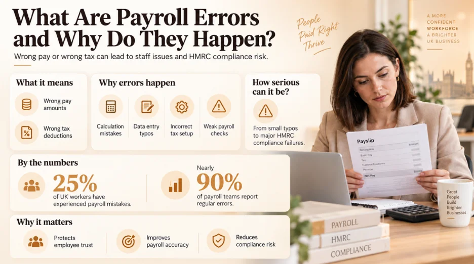 Common Payroll Errors in the UK: How to Correct and Avoid Them What Are Payroll Errors and Why Do They Happen